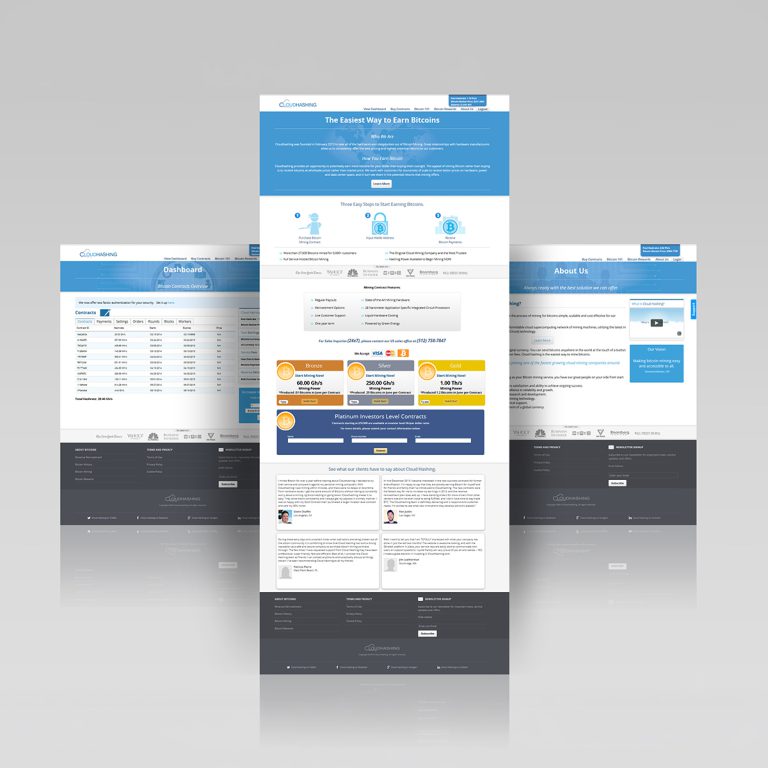 Cloudhashing desktop website.
