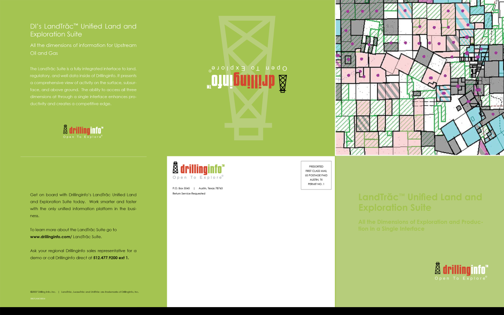Drillinginfo Landtrac mailout external page.