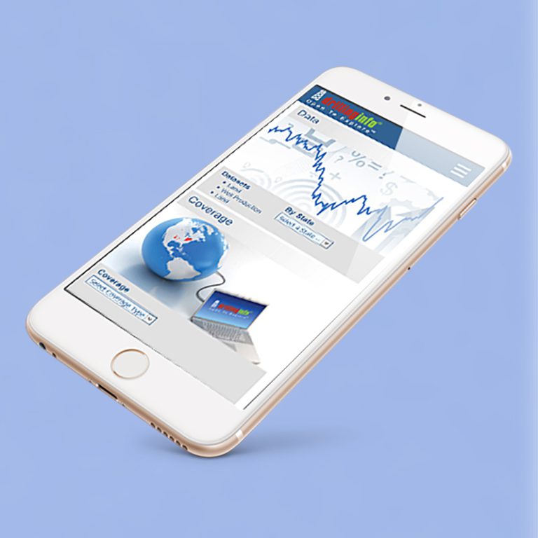 Drillinginfo mobile view.