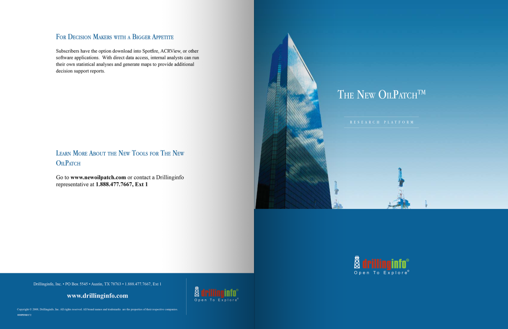 Drillinginfo New Oilpatch cover.