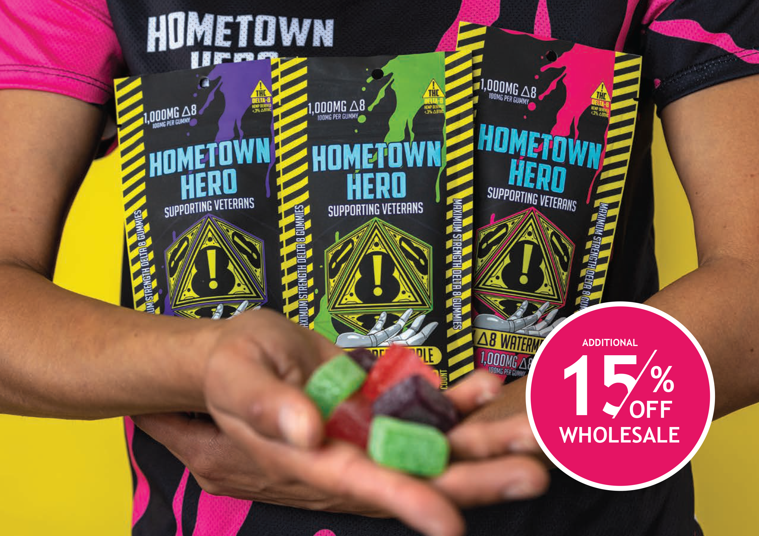 Hometownhero maxd8 mailer front view.
