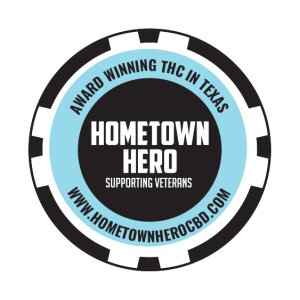Hometownhero poker chip front view.