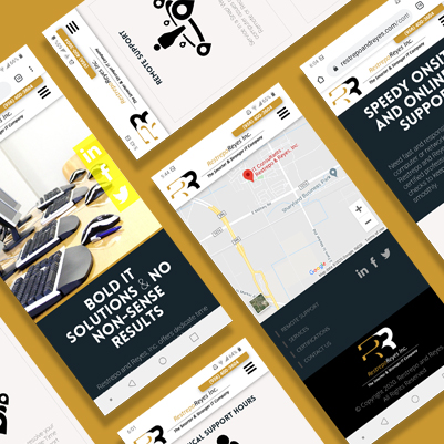 Restrepo and Reyes Mobile Website : Responsive Design Across Devices